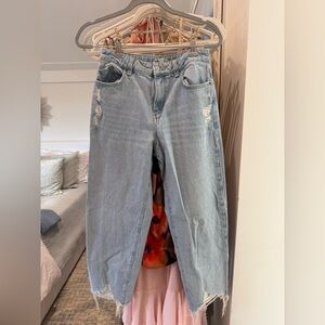 Zara Light Blue Boyfriend Jeans